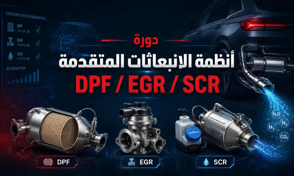 دورة أنظمة الانبعاثات المتقدمة DPF / EGR / SCR