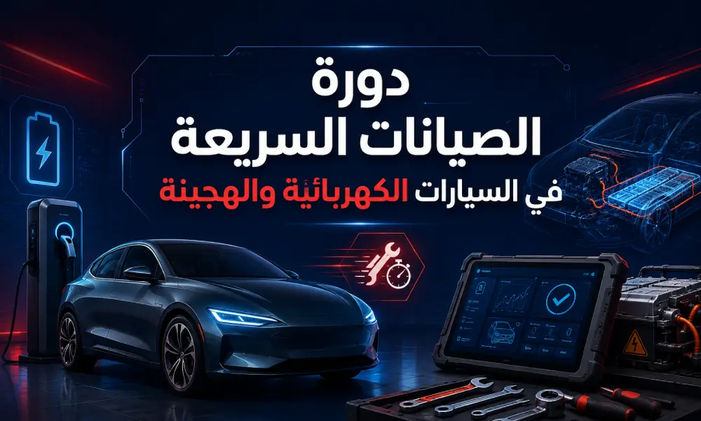 دورة الصيانات السريعة في السيارات الكهربائية والهجينة