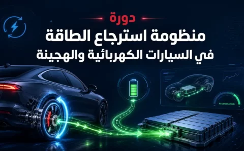 دورة منظومة استرجاع الطاقة في السيارات الكهربائية والهجينة | Regenerative Braking